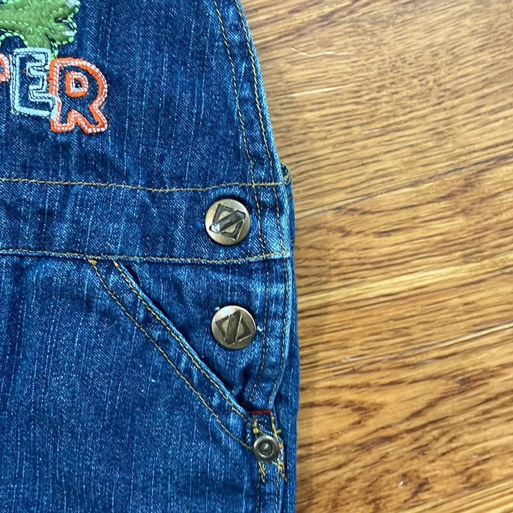 Blue Jean overalls (12m)‎